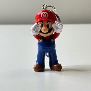 Upcycled Nintendo Super Mario keychain figurine